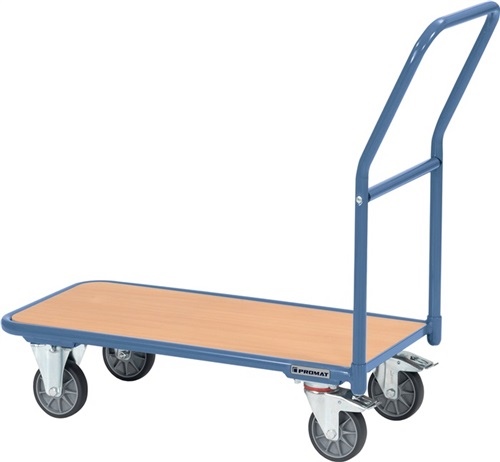 Plattformwagen Ladeflächen L850xB450mm STA taubenblau Trgf.250kg
