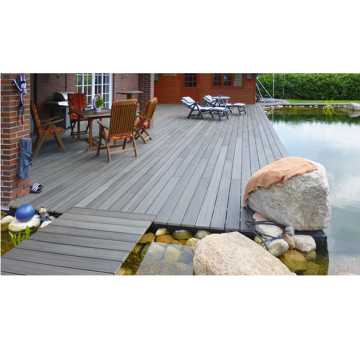 NIF WPC-Diele Kernige anthrazit 21x139x6000 Massiv