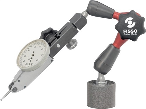 Magnetmessstativ STRATO-LINE R. 130mm N Gesamt-H. 210mm Haftkraft 300 FISSO