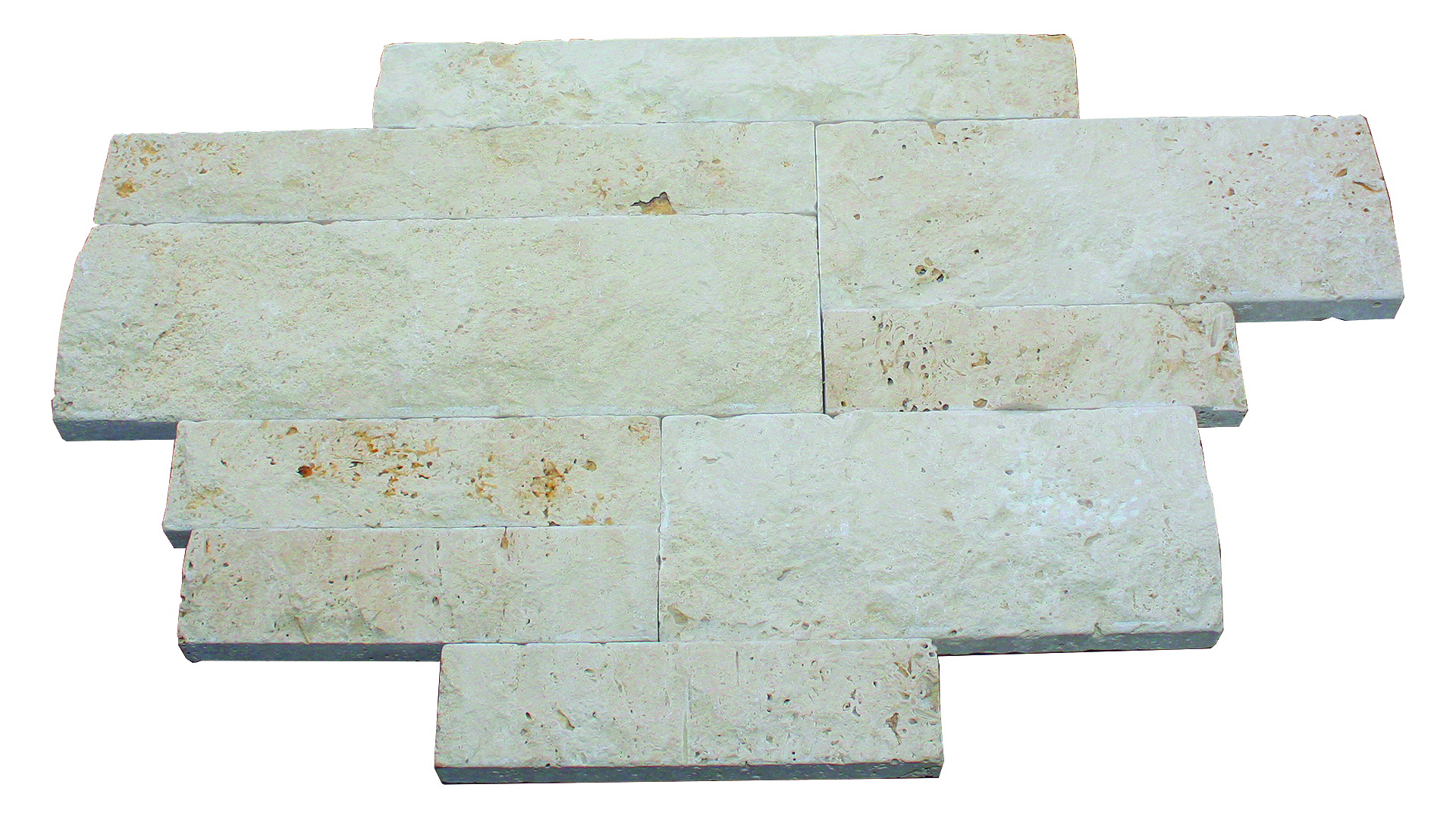 Lagotrade Travertin Vanilla Color-Mix beige gemischt Terrassenplatte 60/40/3cm