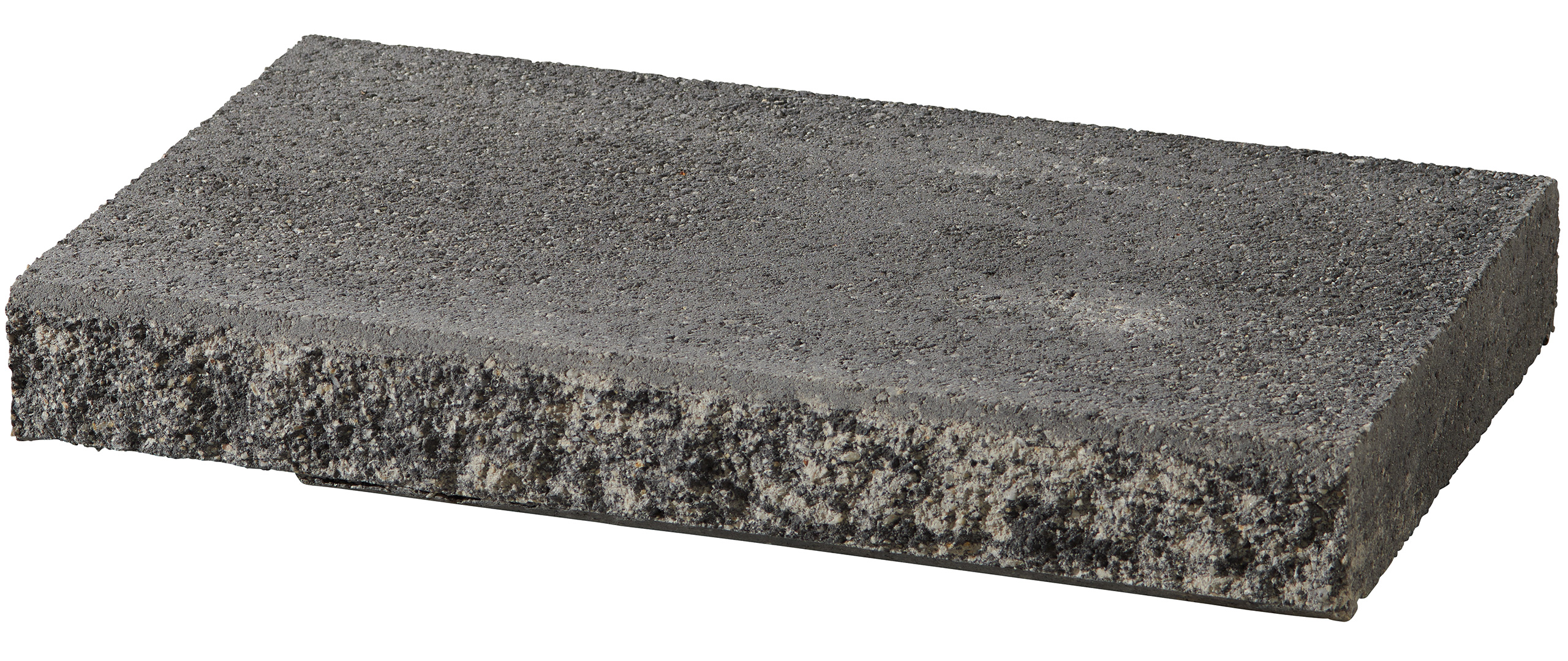 Cover plate Vermont 60x35x8cm nero bianco. burnt. ball moulded.