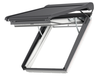 VELUX Elektro-Rolladen SMH SK06 0000S Aluminium Dunkelgrau