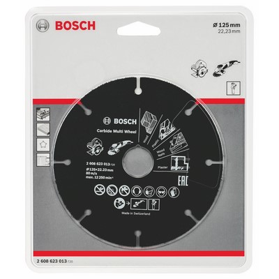 Bosch cutting disc Carbide Multiwheel carbide Ø125 mm