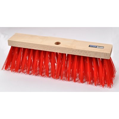 Nespoli road broom Elaston 40cm saddle wood w. handle hole