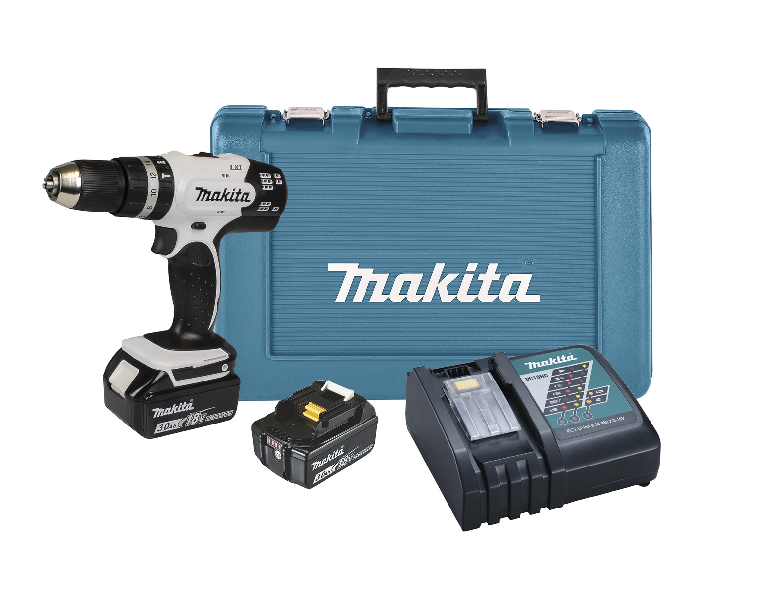 Makita Akku-Schlagbohrschrauber 18V DHP453RFEW