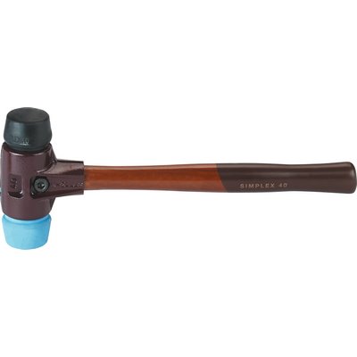 Simplex-Schonhammer blau 50mm TPE-Soft GUKO schwarz