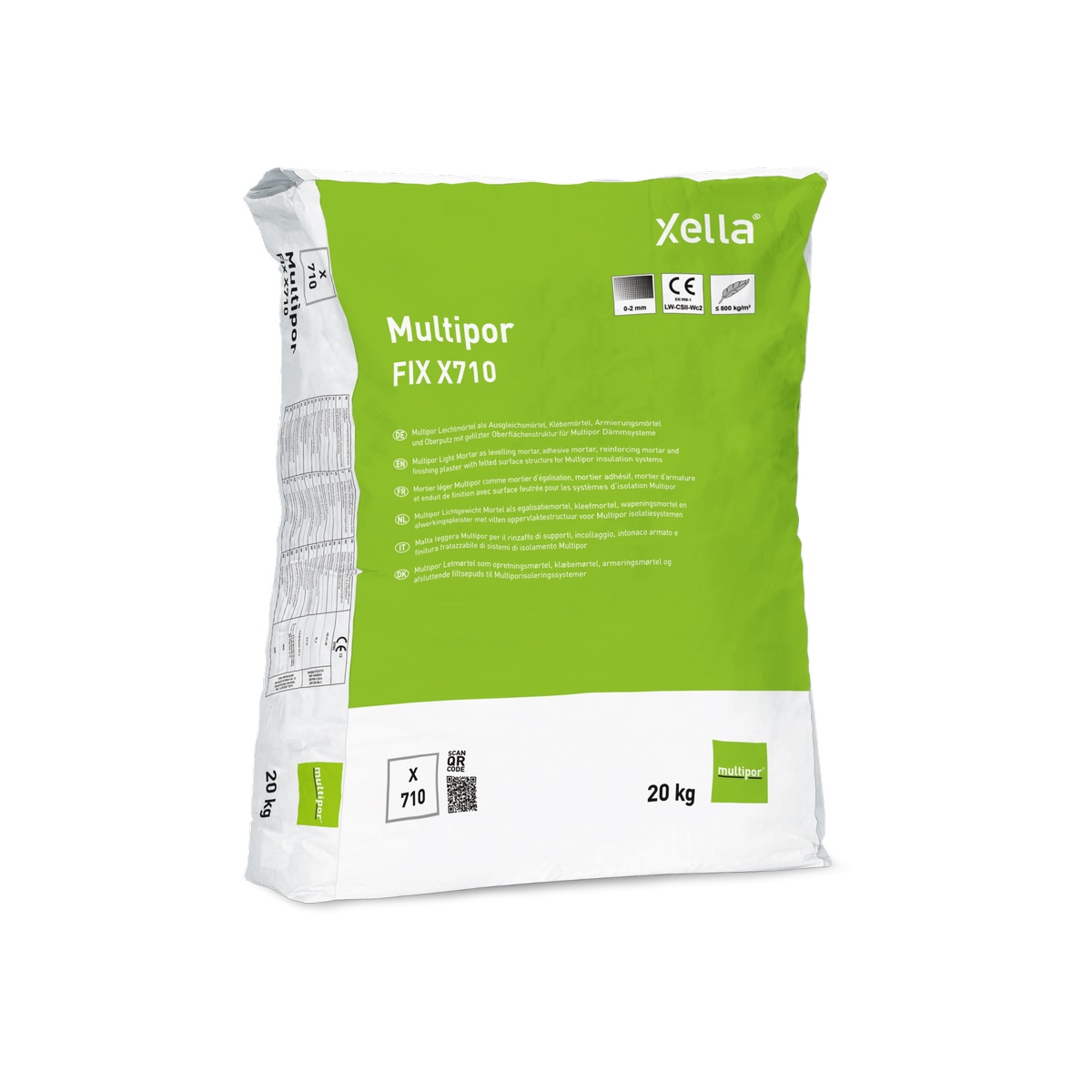 Lekka zaprawa Multipor FIX X710 worek 20 kg
