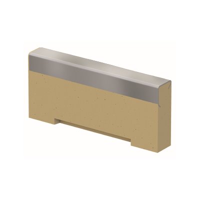 ACO Drain Multiline V100S płaski kanał ścienny przedni A/E 8cm STVZ