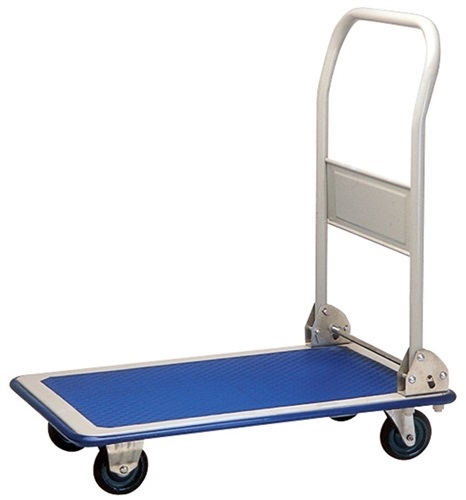 Wózek platformowy powierzchnie ładunkowe L720xW470mm STA jasnoszary max. obciążenie 150kg