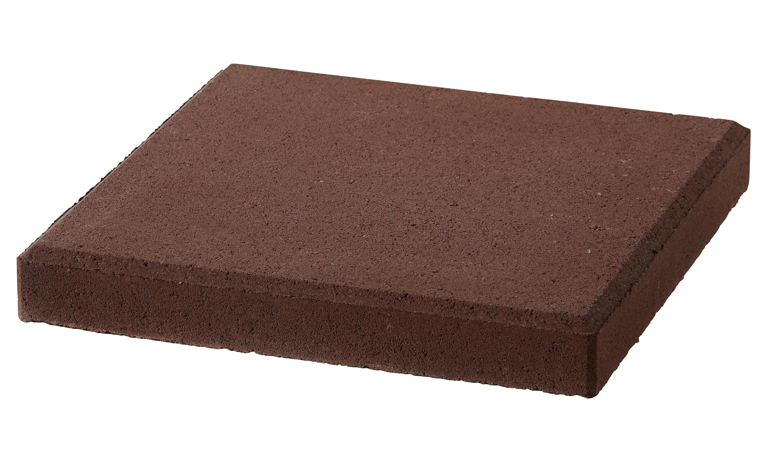 Pillar cover plate Terrano 45x45x6cm brown. smooth concrete