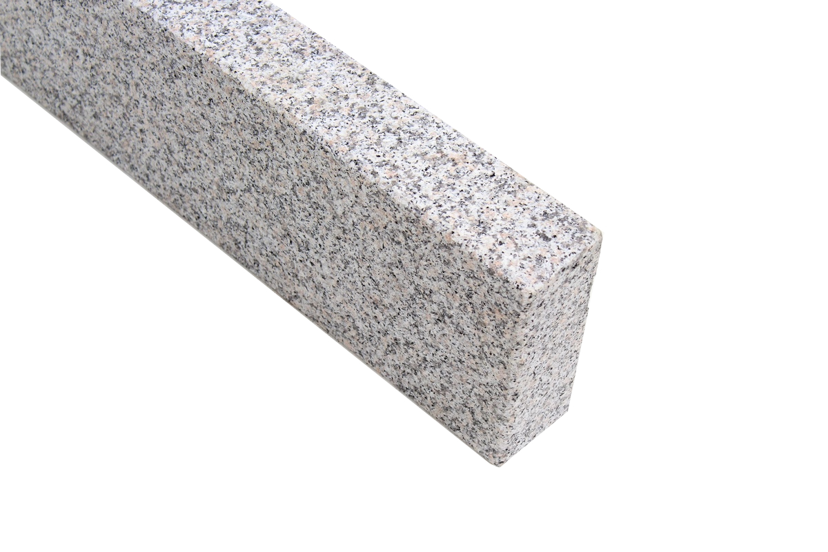 Granite ledge stone grey 8x25x100 cm sawn & blasted/flamed