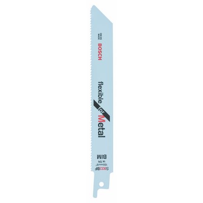 Bosch reciprocating saw blade for metal S 922 BF BIM 2-pack