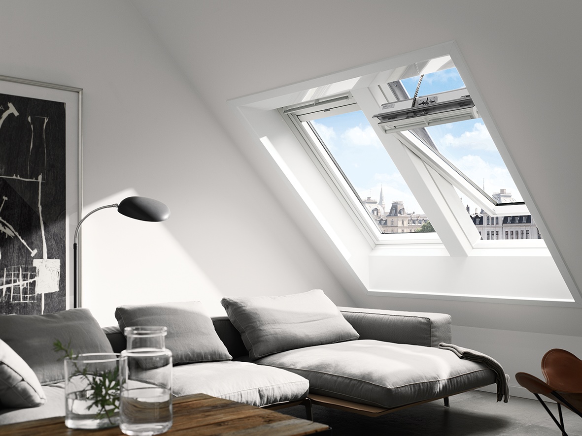 Velux INTEGRA solar window. GGL SK10 207030 white lacquer Thermo Alu 114x160