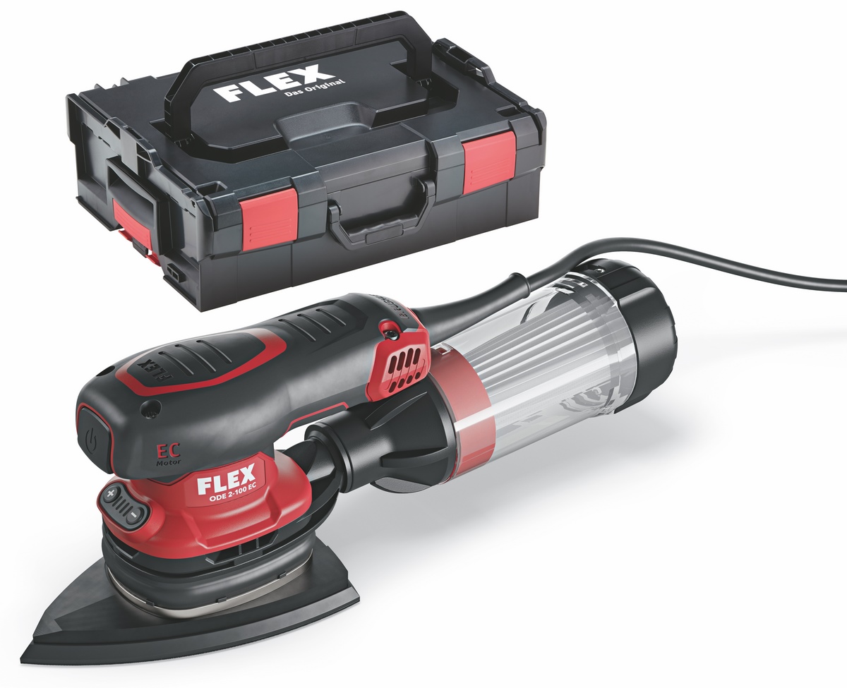 FLEX Delta sander ODE 2-100 EC Set Brushless + L-BOXX - 468.908
