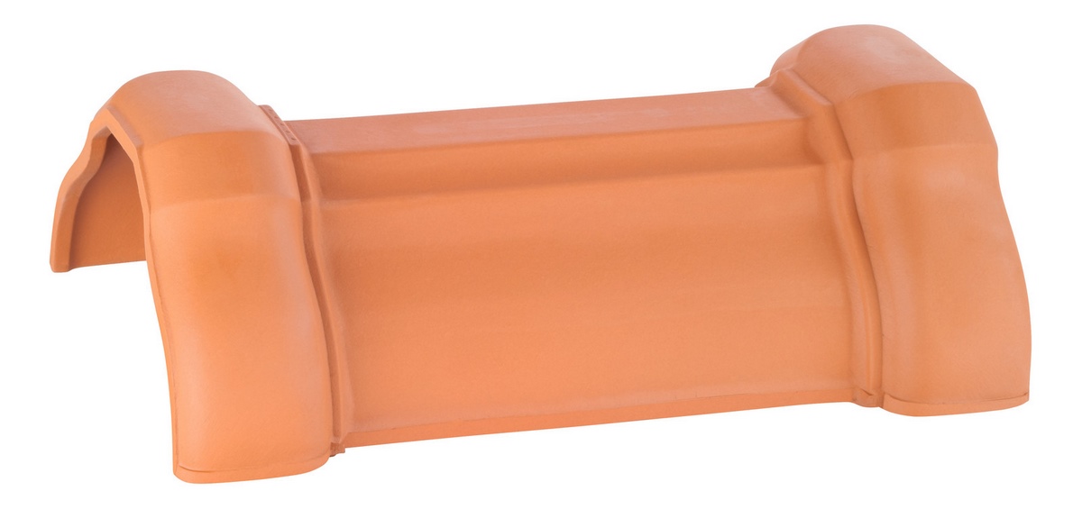 Erlus ridge levelling tile no. 18 natural red - N