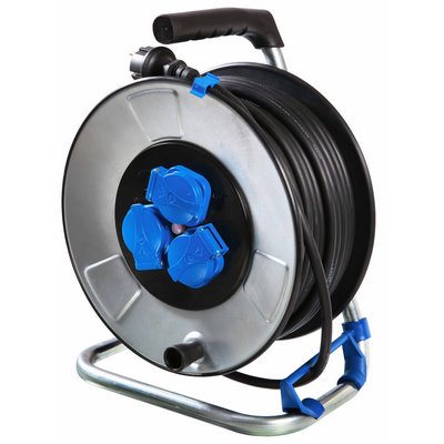 Schwabe IronCoat cable reel 40m Ø285mm 230V 16A - H07RN-F 3G1.5