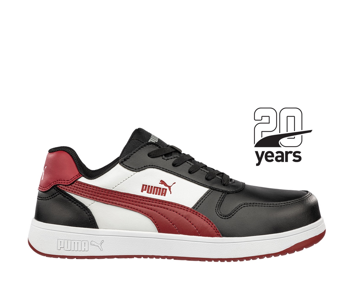 Puma Frontcourt BLK/WHT/RED S3L ESD FO HRO SR Sicherheitsschuh schw/w Gr. 44