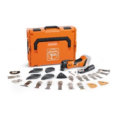 Fein MultiMaster AMM 700 Max Top 4AH AS with 2 batteries and charger in case