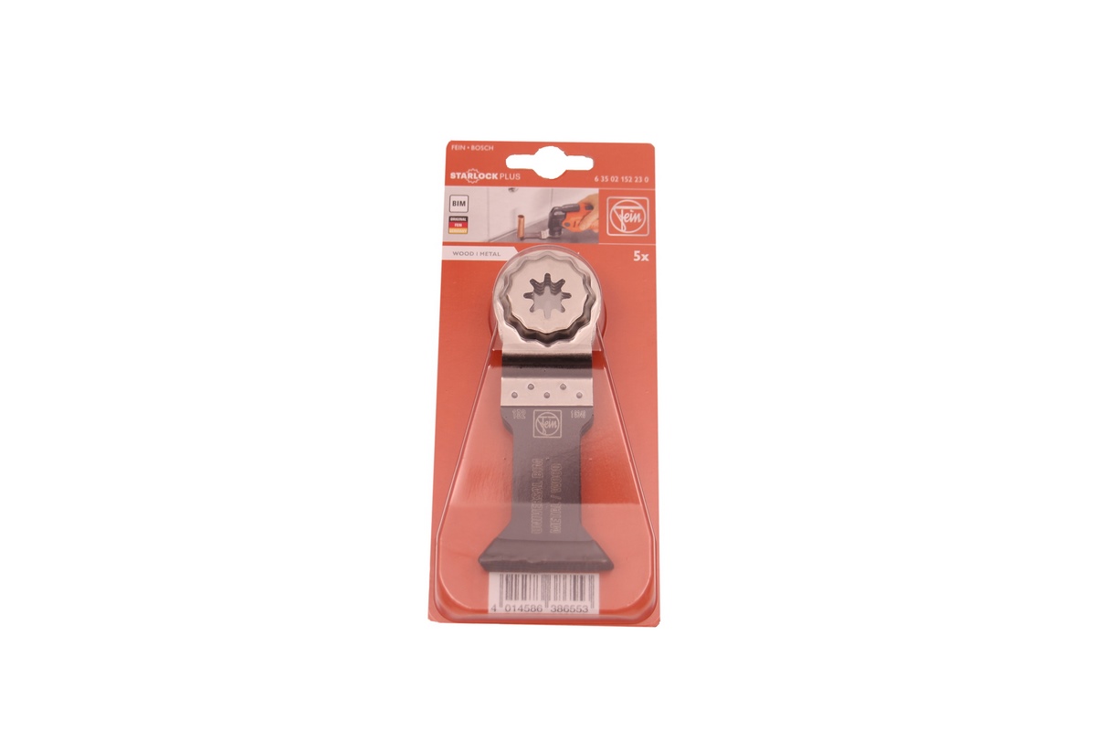 Fein saw blade SLP E-Cut Universal 44mm L: 60mm W: 44mm Starlock Plus 5 pieces Pa