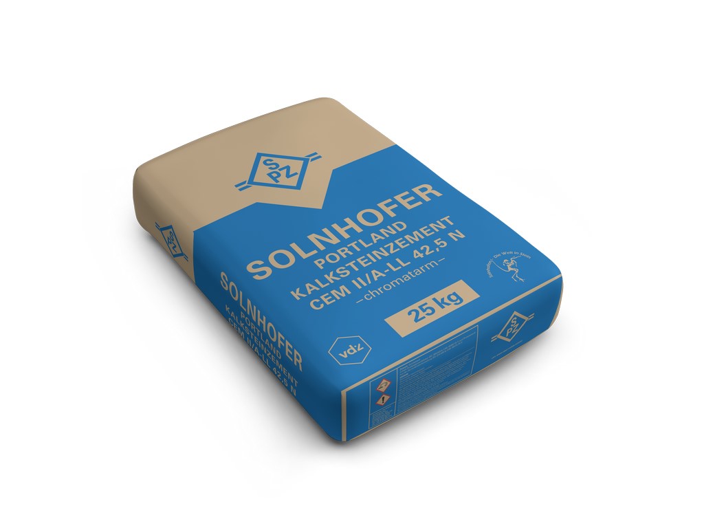 Solnhofer Portland limestone cement CEM II A-LL 42.5 N 25kg