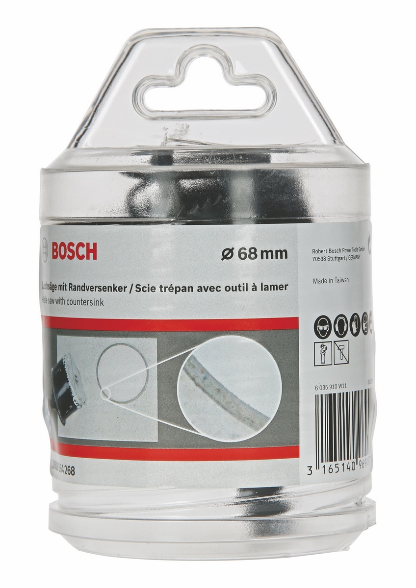 Bosch hole saw with countersink Ø 68mm - 2 608 594 268