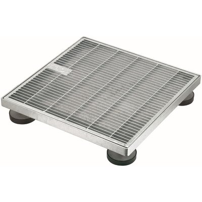 SitaDrain Terra 400x400mm 70-110mm Drainage grating steel vz