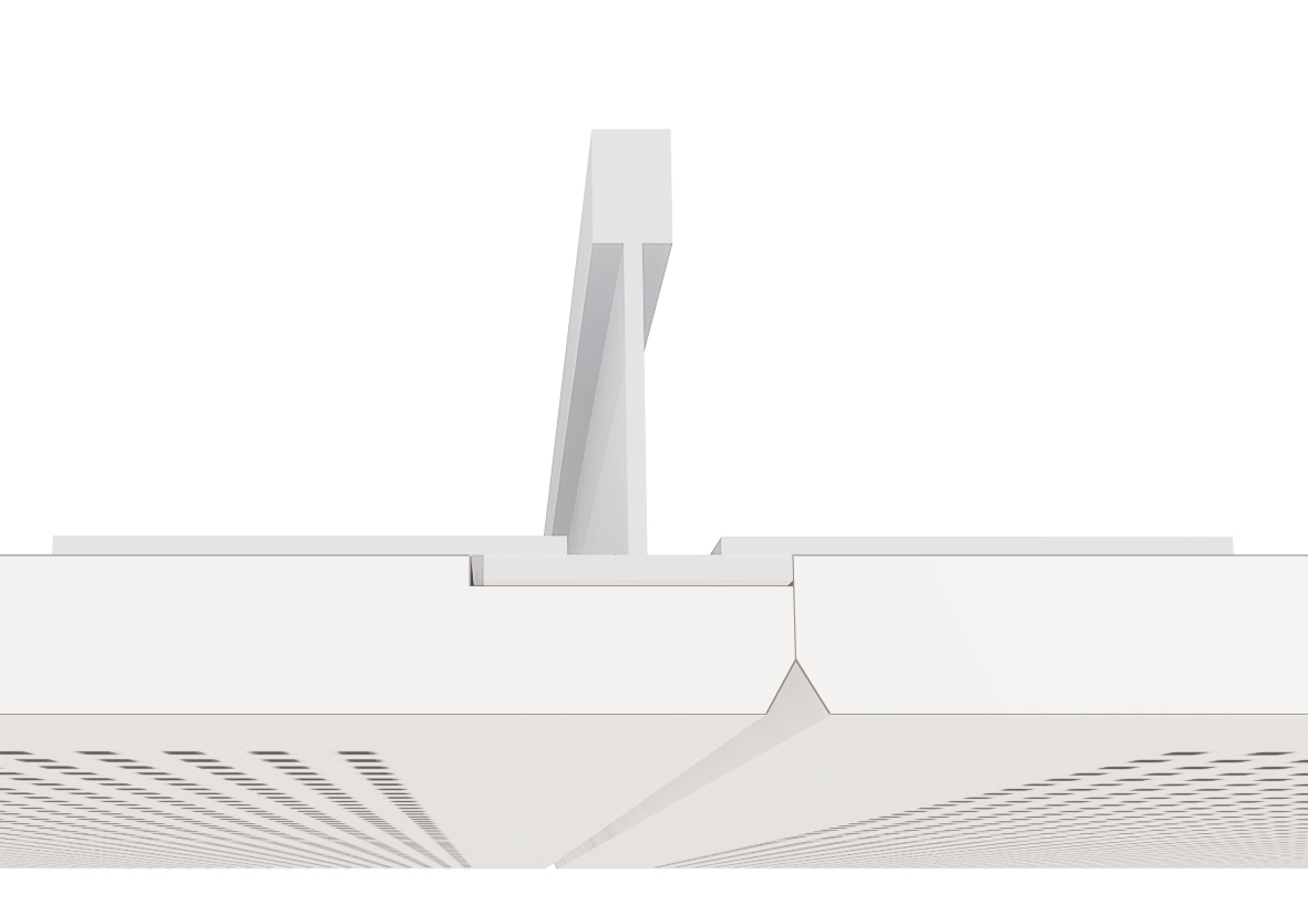 Knauf Contur Regula S24 12.5mm 600x600mm white lacquered