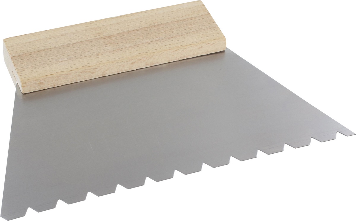 Triuso adhesive spatula trapezoidal toothing B11 180mm 7.9x6.1mm - 301011