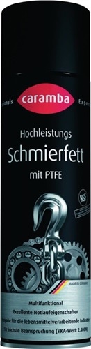 Wysoce rozpuszczalny smar z PTFE jasnobrązowy NSF H2 500 ml puszka spray CARAMBA