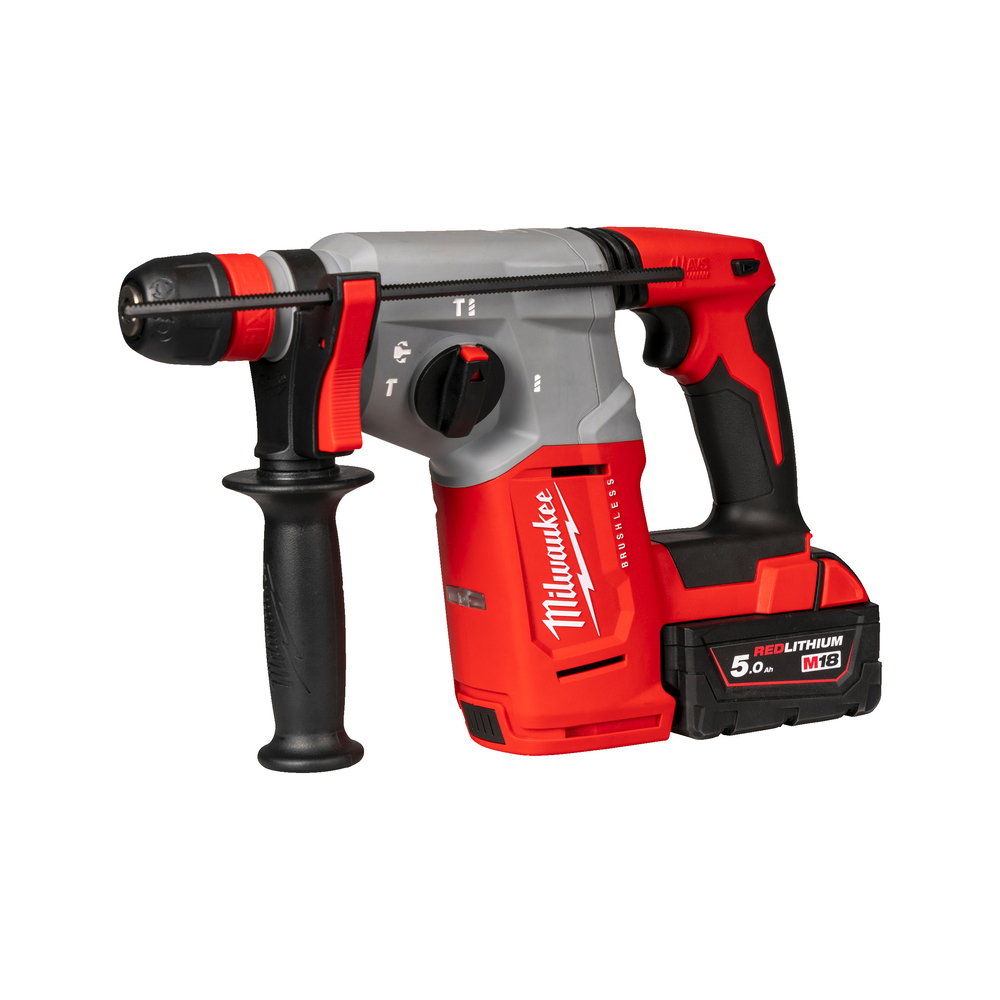 Milwaukee cordless combi hammer M18 BLHX-502X incl. 2x 5Ah battery and charger