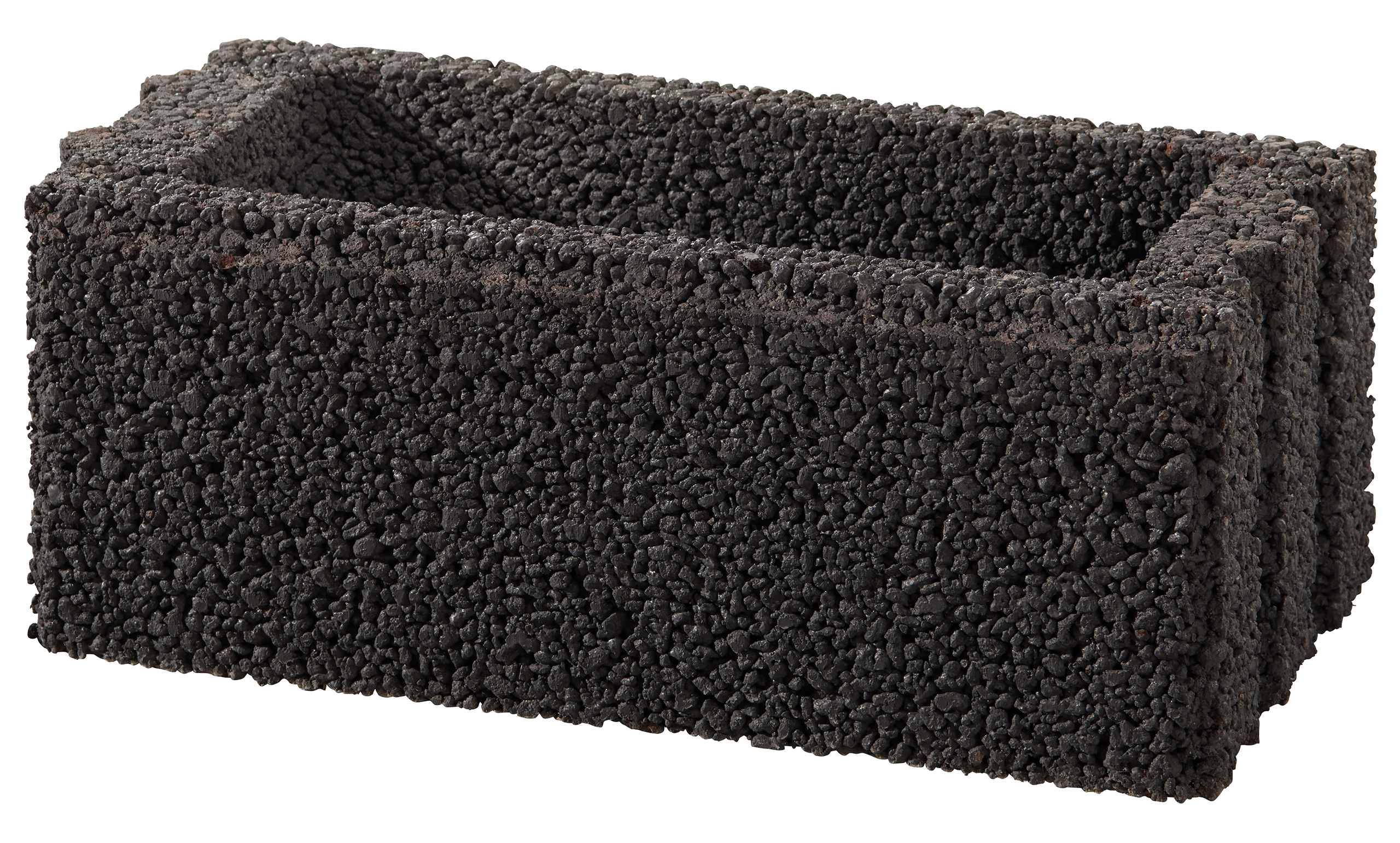 Basic element Terrano 50x25x20cm anthracite. with pore structure