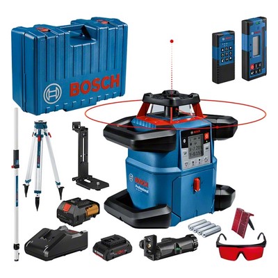 Laser obrotowy Bosch GRL 600 CHV + GR240 + BT 170 HD