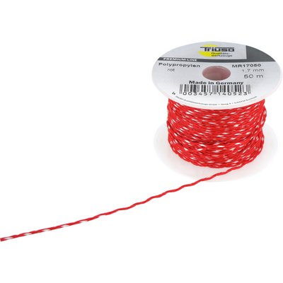 Sznur murarski Triuso czerwony 1,7 mm 50 m polipropylenowy