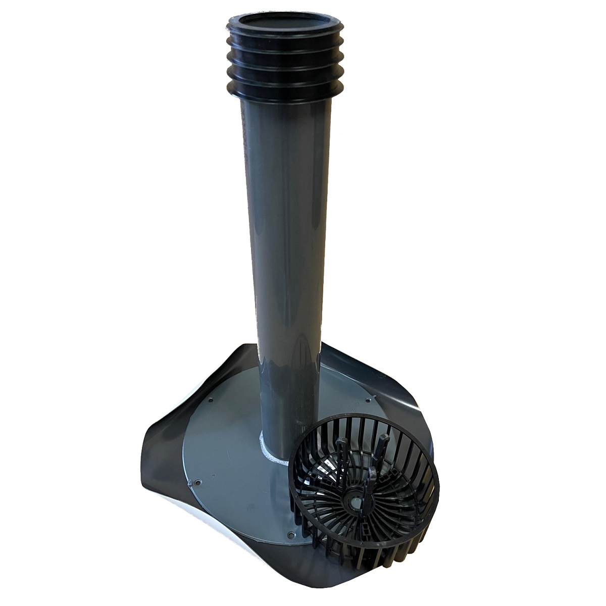 Fleck flat roof renovation drain DN 90 foil Bauder w. gravel trap - 4520009009
