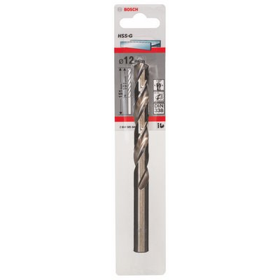 Bosch metal drill HSS-G DIN338 12x101x151mm