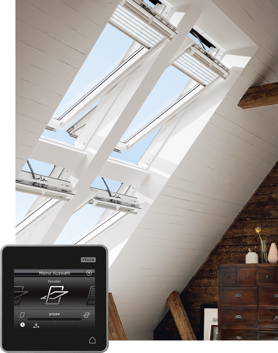 Velux INTEGRA Electr. GGU FK08 006221 Polyur. Dźwiękoszczelne. aluminium 66x140