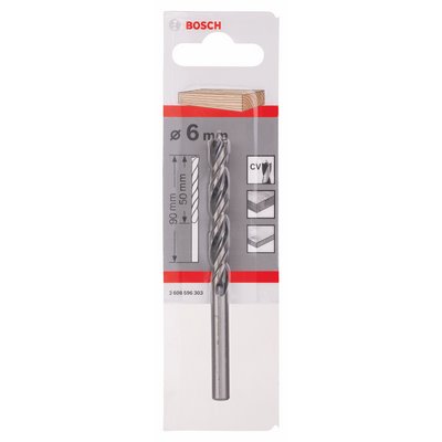 Bosch wood twist drill standard 6x57x93mm
