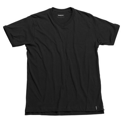 MASCOT® Algoso T-shirt mały V-neck czarny rozmiar M