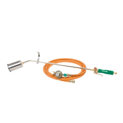 Perkeo P1 welding torch set 5m hose 60mm head 4bar regulator + SBS G3/8""LH