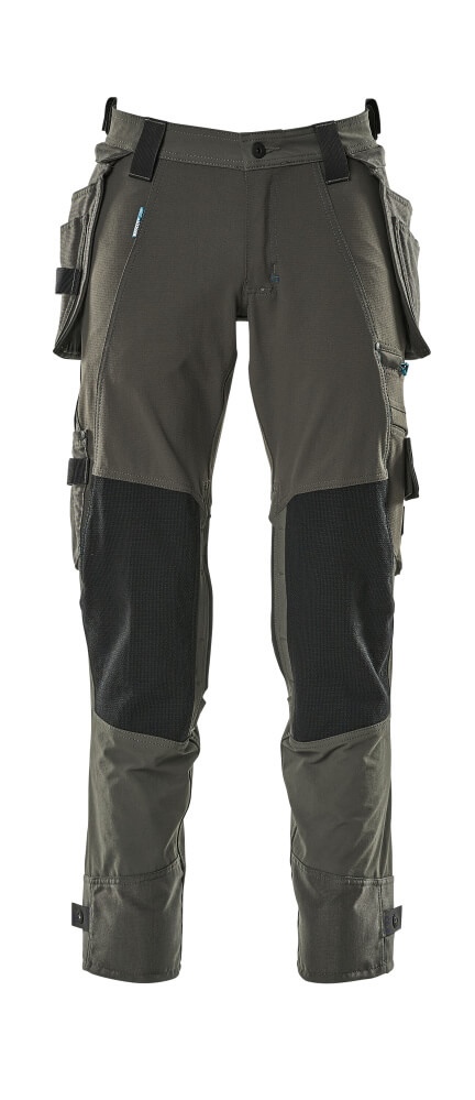 MASCOT® Advanced Hose m. Hängetaschen Stretch - dunkelanthr. - Gr. 82C52