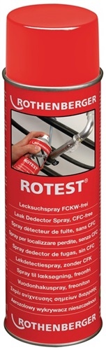 Lecksuchspray ROTEST® DVGW farblos 400 ml Spraydose ROTHENBERGER