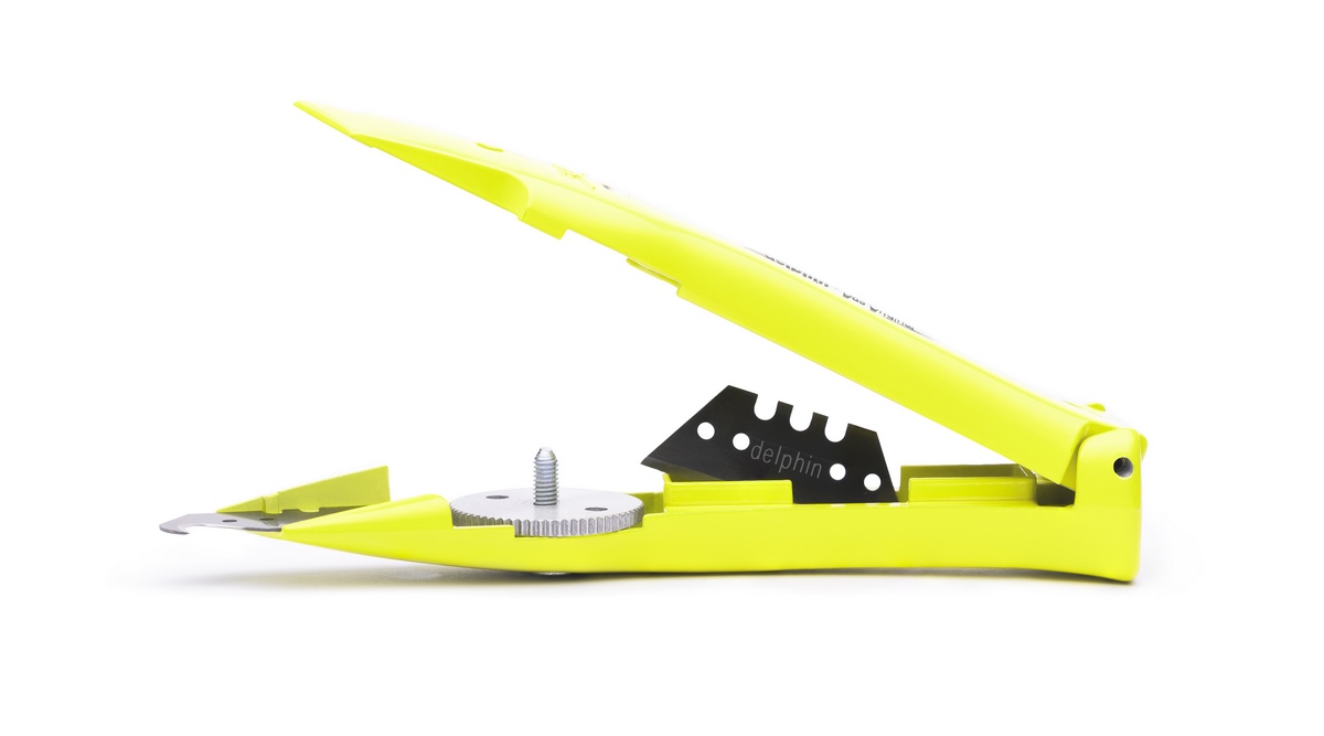Delphin®-03 Colour Edition Signal Yellow Universal Knife incl. plastic sheath