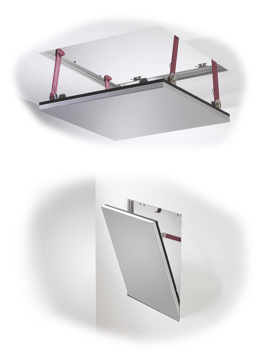 Knauf F-TEC aluminium inspection hatch 600x600mm disinfection-resistant