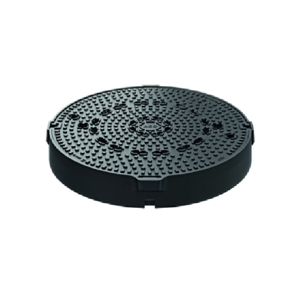 Cast iron cover LW 800mm cl. D without ventilation, 125mm diameter