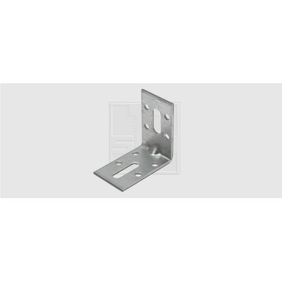 SWG angle connector w. slotted hole 70x50x30x2.0