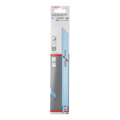 Bosch reciprocating saw blade for metal S 1122 EF BIM 5-pack