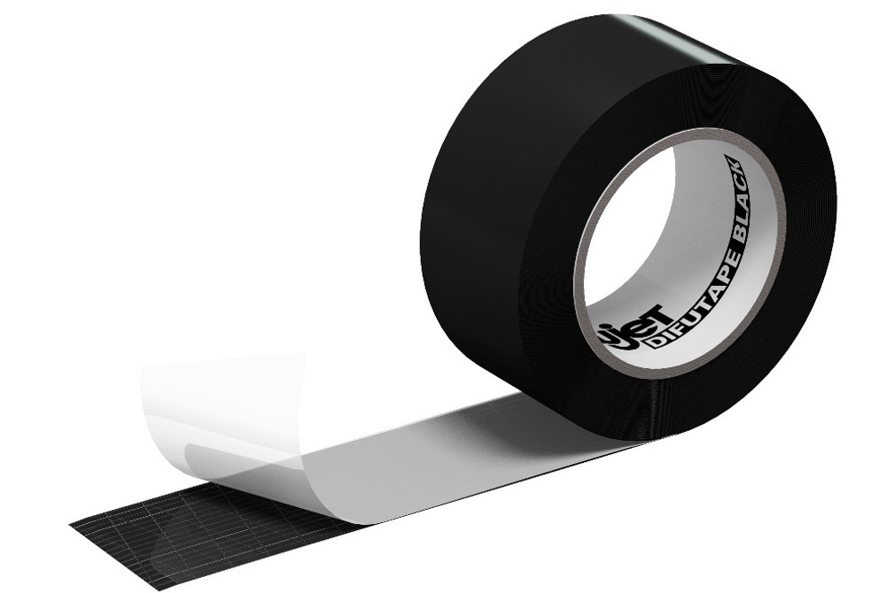 Taśma ALUJET Difutape BLACK 60mmx25m