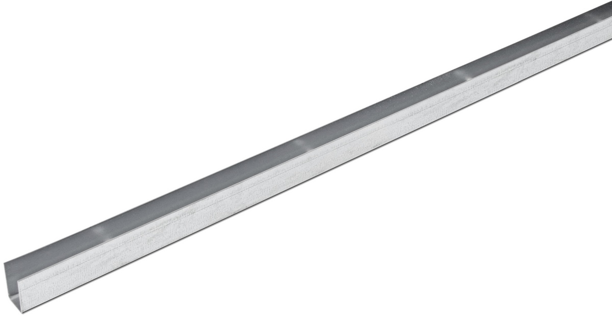 Knauf U-profile for wall connection reduction 18x30x08 3000mm