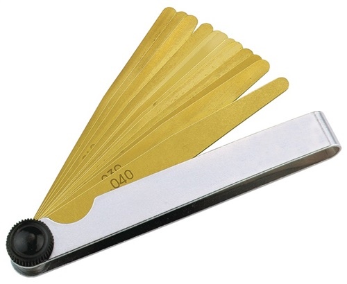 Fühlerlehre Blattstärke 0.05-1.0mm Ms. L.100mm Bl. 20 St.