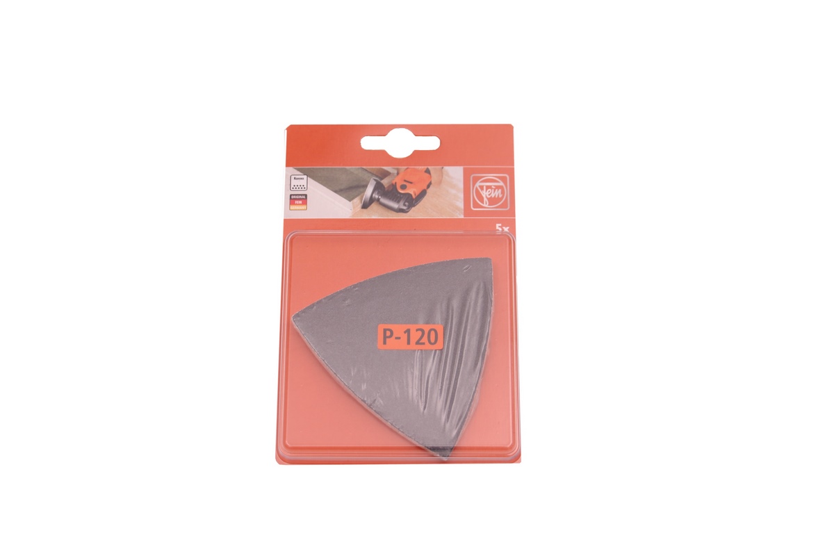 Fein Schleifblätter K120 VE5 85mm/85mm/10mm - 63717085045